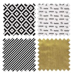 Bacati - Love Black Gold 4 Pc Crib Bedding Set With Diaper Caddy -Children'S Home Furnishings Store GUEST cbd2e0b0 58b8 48da 8189 7a68a2e03769