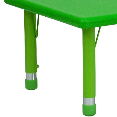 Emma and Oliver 24"W x 48"L Rectangular Plastic Height Adjustable Activity Table Emma And Oliver 24"W X 48"L Rectangular Plastic Height Adjustable Activity Table -Children'S Home Furnishings Store GUEST cdbd923b da27 4354 9691 92de1683db68 1