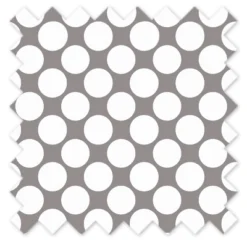 Bacati - Large Dots Crib/Toddler Bed Skirt - Gray