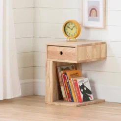Sweedi Solid Wood 1 Drawer Nightstand Natural Wood - South Shore -Children'S Home Furnishings Store GUEST d047ac1d 04d6 4096 8941 b2f807d102a7