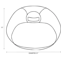Long Fur Kids' Bean Bag Cream - Pillowfort™ -Children'S Home Furnishings Store GUEST d6c9190f e60e 4413 9358 af1a54732d28