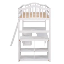 Twin Size Wooden Loft Bed With Drawers, Cabinet, Shelves And Desk-ModernLuxe -Children'S Home Furnishings Store GUEST d9040f2a e0a3 4009 b1bf 1808ffdeacf3