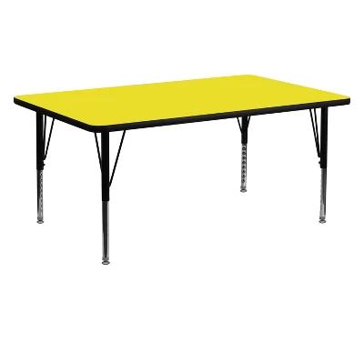 Flash Furniture 24''W x 60''L Rectangular HP Laminate Activity Table - Height Adjustable Short Legs Flash Furniture 24''W X 60''L Rectangular HP Laminate Activity Table - Height Adjustable Short Legs -Children'S Home Furnishings Store GUEST dae3a13f e56f 4f41 af66 9736c72f6cfa