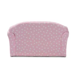 Erica Heart Upholstered Kids' 2 Seater Sofa Pink - Baxton Studio -Children'S Home Furnishings Store GUEST de0953a9 c490 4d18 95d2 0302460c7467