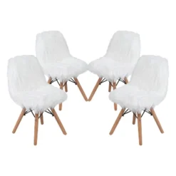 Emma And Oliver 4 Pack Kids Shaggy Dog Accent Chair - Desk Chair - Playroom Chair -Children'S Home Furnishings Store GUEST de31d7fa 7879 400e a9fb 4a2457df6376