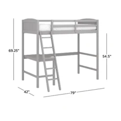 Twin Alexis Wood Arch Loft Bed With Desk - Hillsdale Furniture -Children'S Home Furnishings Store GUEST dfaede10 90cc 4206 a0fa f4cfcf444091