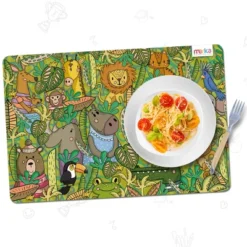 Merka Kids Wipeable Plastic Placemats For Dining Table - Ocean, Space, Jungle, Unicorns For Ages 2 And Up, Set Of 4 -Children'S Home Furnishings Store GUEST e56338c1 8259 464e 803c 0110376dac4e