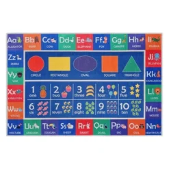 Educational Kids Cotton Rug For Playrooms, Kids Rooms, Classrooms -Children'S Home Furnishings Store GUEST e5adc04f dbd9 4bdb 95a6 3591309ce97b