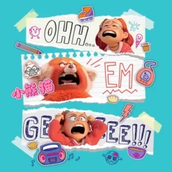 Girl's Turning Red Ohh Em Gee Paper Notes T-Shirt