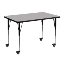 Flash Furniture Mobile 30''W X 48''L Rectangular Thermal Laminate Activity Table - Standard Height Adjustable Legs 3 Flash Furniture Mobile 30''W X 48''L Rectangular Thermal Laminate Activity Table - Standard Height Adjustable Legs -Children'S Home Furnishings Store GUEST ee548af2 60d4 4bae ae6d 71b9847a7caf 1
