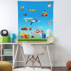 Nintendo Super Mario Tapestry - RoomMates -Children'S Home Furnishings Store GUEST f0df1c50 b98b 4102 85e1 d2082fade145