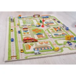 39"x59" Traffic Green 3D Play Rug - IVI -Children'S Home Furnishings Store GUEST f44c55e4 d186 4d06 b01a fc2b564624c5