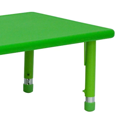 Emma and Oliver 24"W x 48"L Rectangular Plastic Height Adjustable Activity Table Emma And Oliver 24"W X 48"L Rectangular Plastic Height Adjustable Activity Table -Children'S Home Furnishings Store GUEST f6d78029 164e 4a5e 9889 3d548791c4bc 1