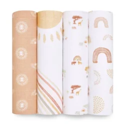Aden + Anais Muslin Swaddle Blankets - 4pk -Children'S Home Furnishings Store GUEST fcbeaedc 5974 40ef 9e97 4d0d8ccf27f9