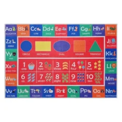 Educational Kids Cotton Rug For Playrooms, Kids Rooms, Classrooms -Children'S Home Furnishings Store GUEST fcd744b0 0997 4b36 b0ae 39c99e4554ea