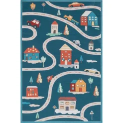 NuLOOM Zita Neighborhood Machine Washable Kids Area Rug -Children'S Home Furnishings Store GUEST fdc4e4f2 ef34 4a76 9b63 8f7596bc5690