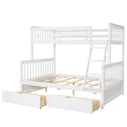 Twin Over Full Bunk Bed With Ladders And Two Storage Drawers-ModernLuxe -Children'S Home Furnishings Store GUEST fe62d2aa 39e8 4cd7 9324 9253b1f08aef